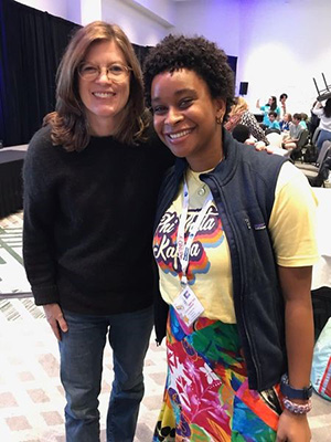 Juliette Seymour and Dr. Lynn Tincher-Ladner