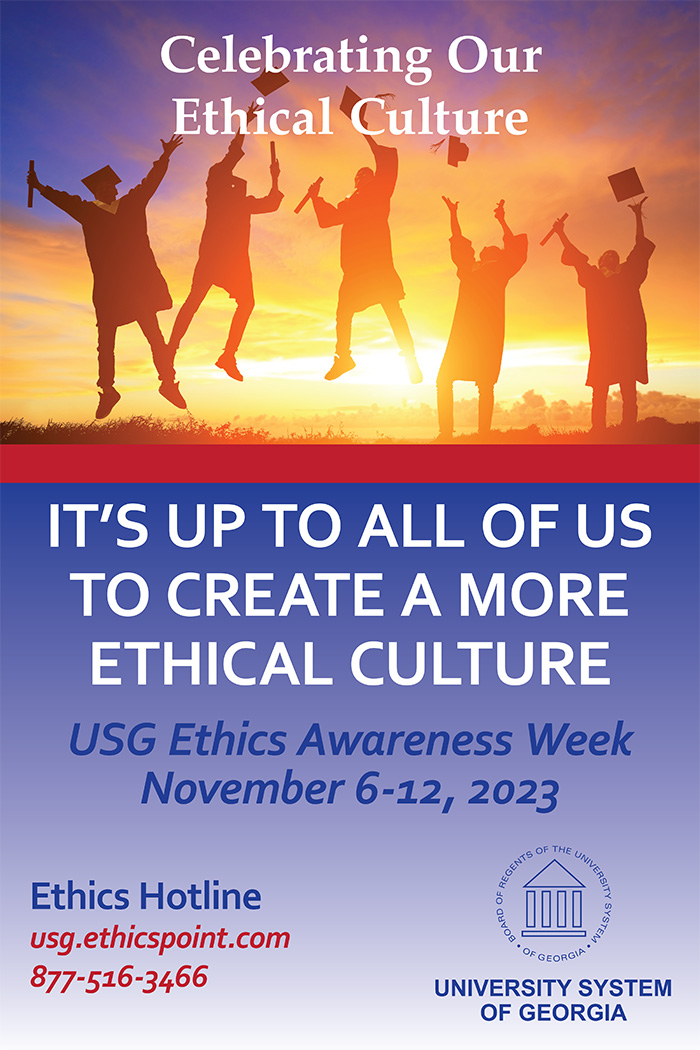 University System of Georgiaâ€™s Ethics Awareness Week Poster